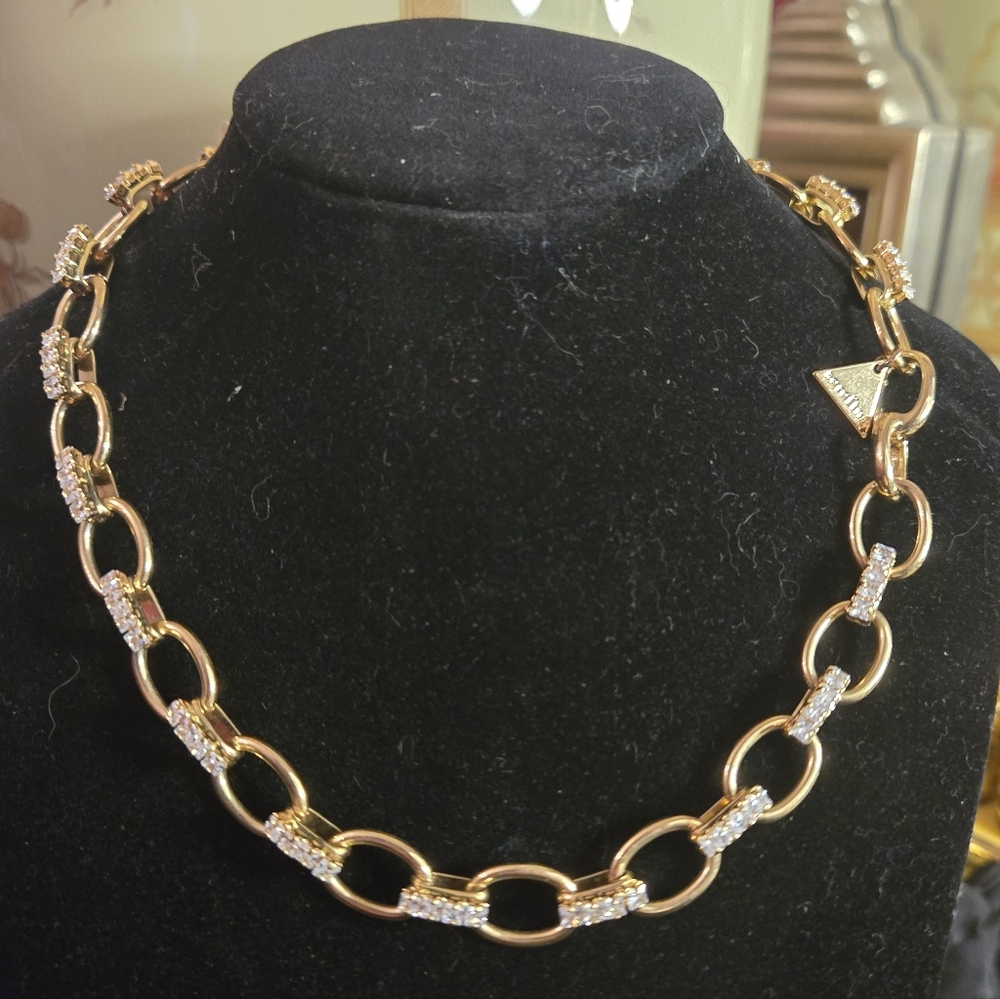 ✨ Anthropologie Serefina Gold Chain Link Necklace – NWT ✨